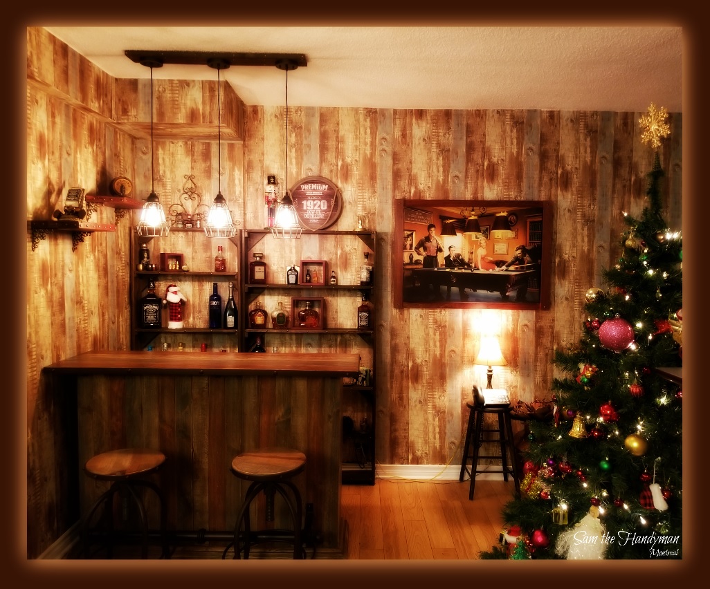 Western Home Bar installation