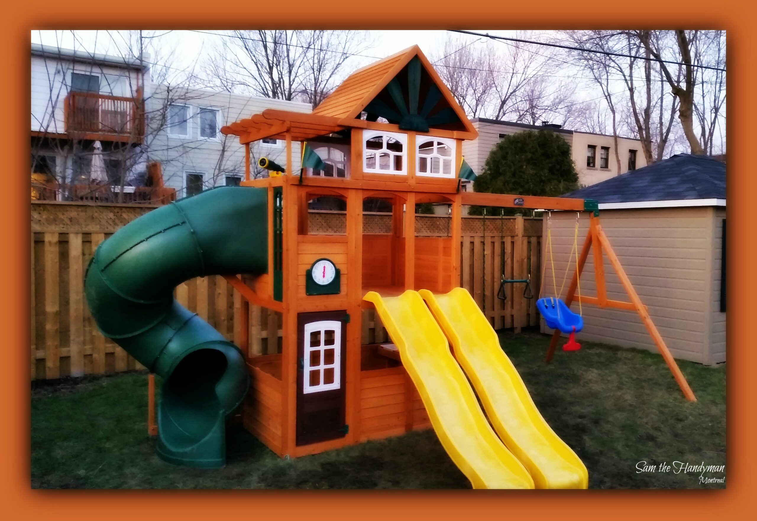 Swing Set installation